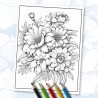Libro de Colorear Flores 3