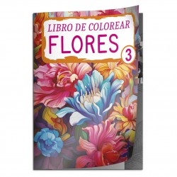 Libro de Colorear Flores 3