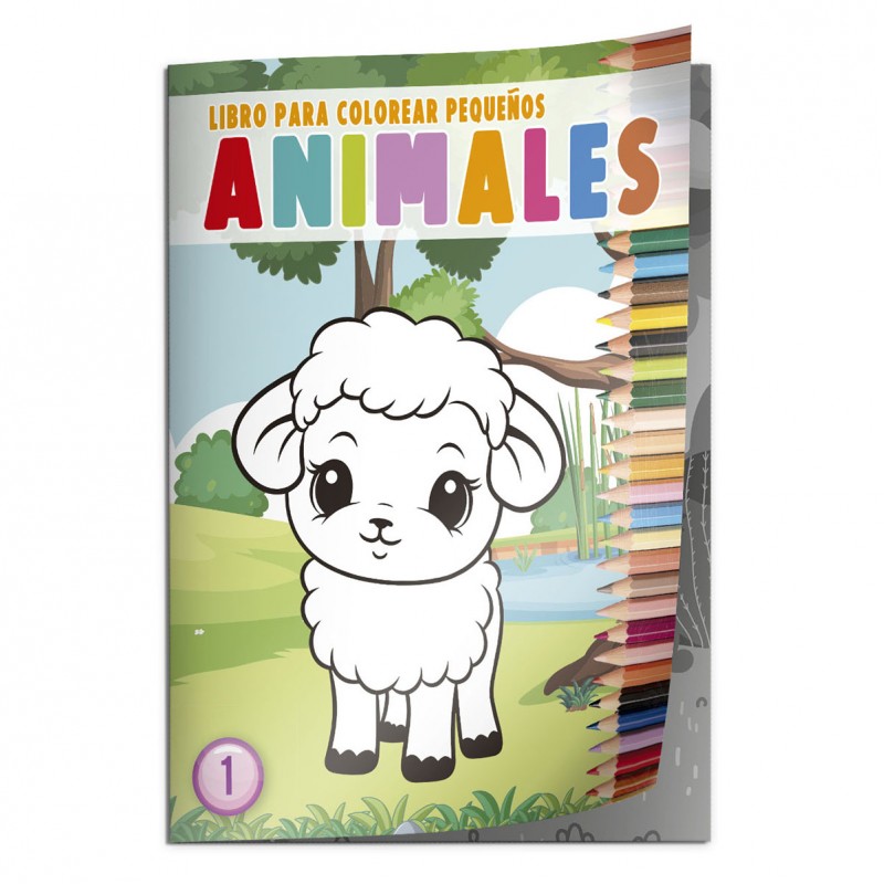 Colorear pequeños animales | Volumen 1