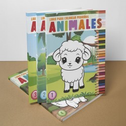 Colorear pequeños animales | Volumen 2