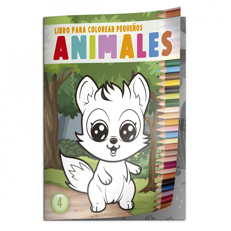 Colorear pequeños animales | Volumen 4